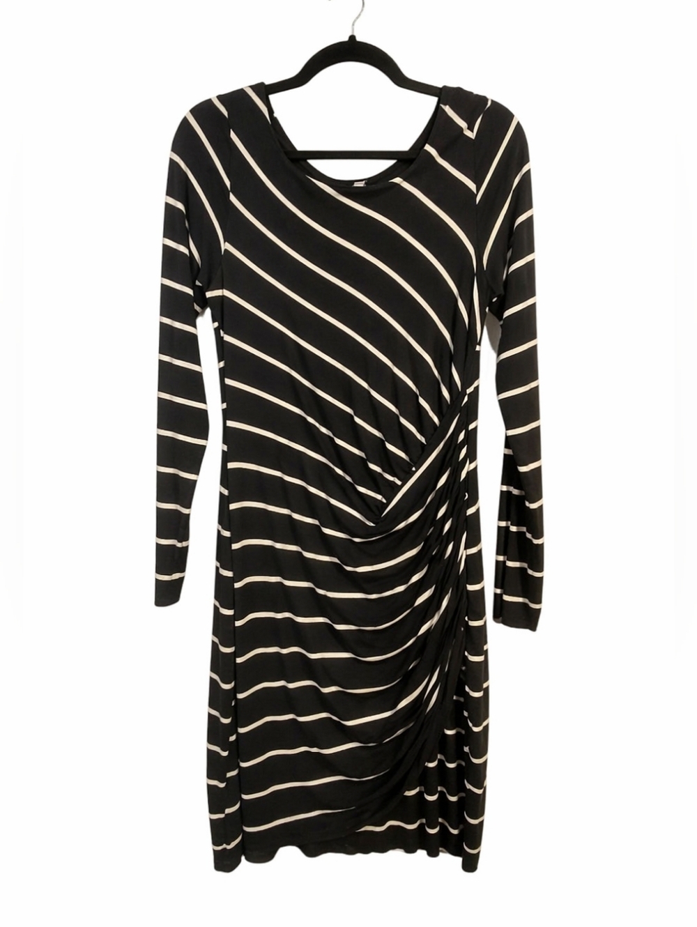 Anthropologie Bailey 44 Bodycon Black And Cream Dress, L